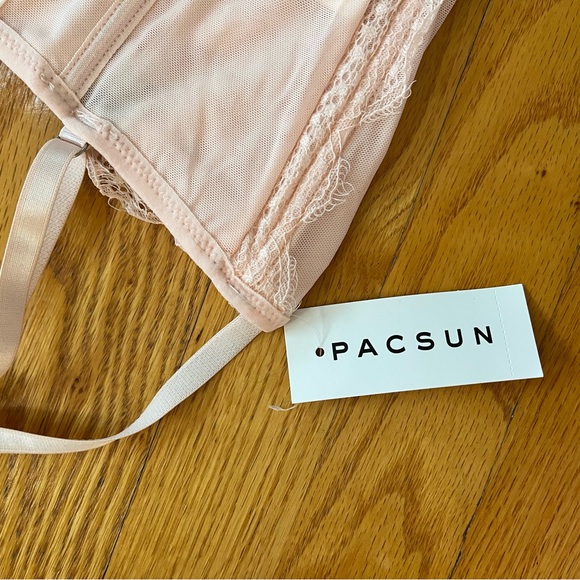 PACSUN light pink corset top - Picture 3 of 4